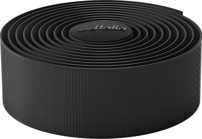 Selle Italia Owijka na kierownicę SELLE ITALIA SMART TAPE, 2,5mm no glue, Ze zintegrowanym korkiem, Czarna (NEW)