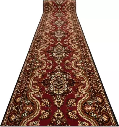 Dywany Łuszczów CHODNIK BCF WIOSNA bordo 80 cm, 80x620 cm