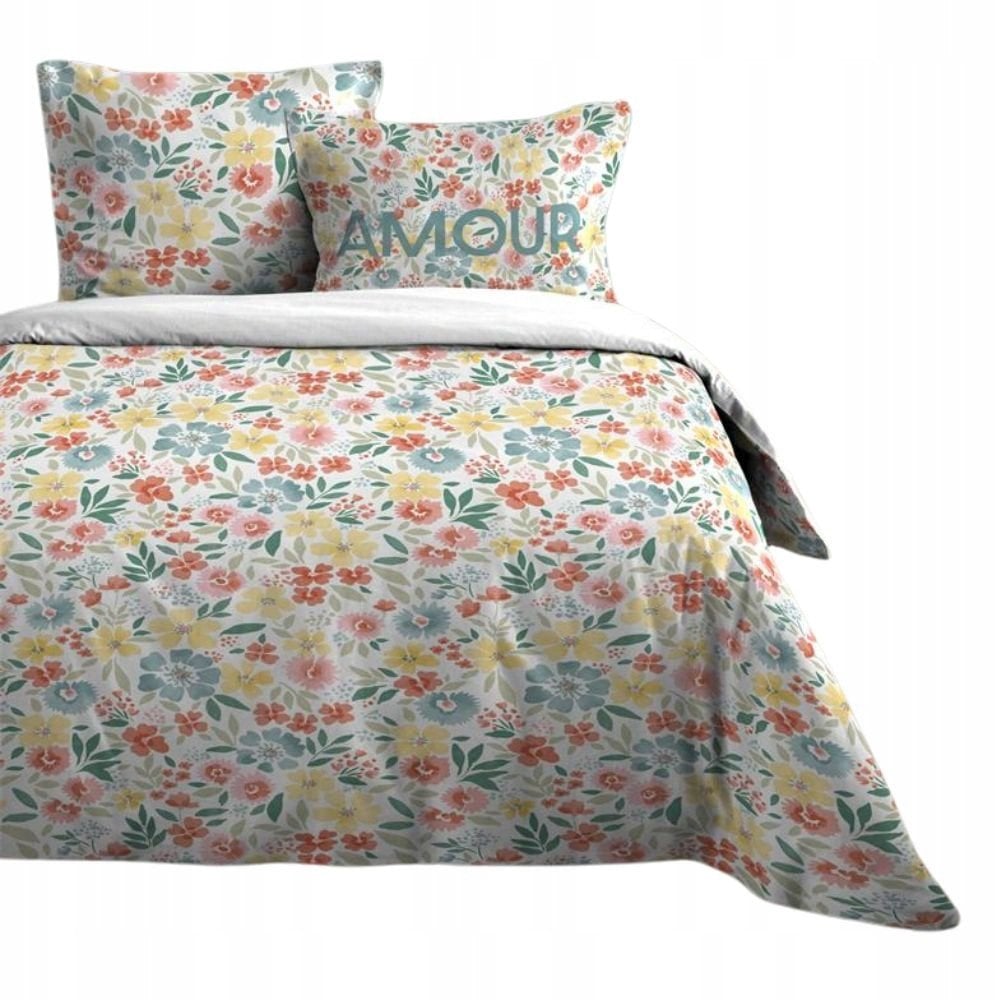 Komplet pościeli bawełnianej, FLOWER, 240 x 220 cm