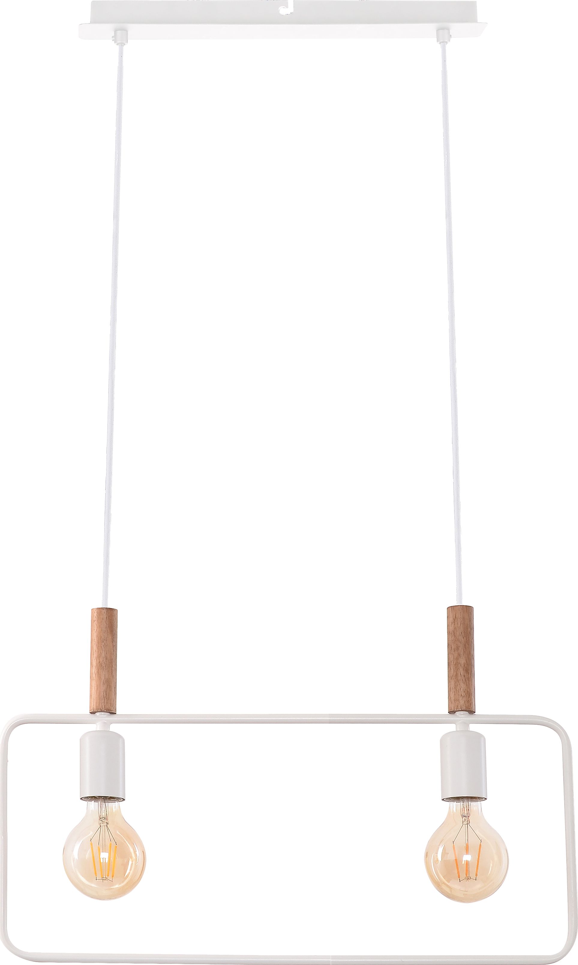 Lampa wisząca Candellux FRAME industrial biały (32-73549)