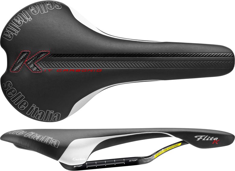 Selle Italia Siodło FLITE KIT CARBONIO L (id match - L1) Carbon/Keramic 7x9 Fibra-tek 180g Czarne (SIT-017A201ICA006)
