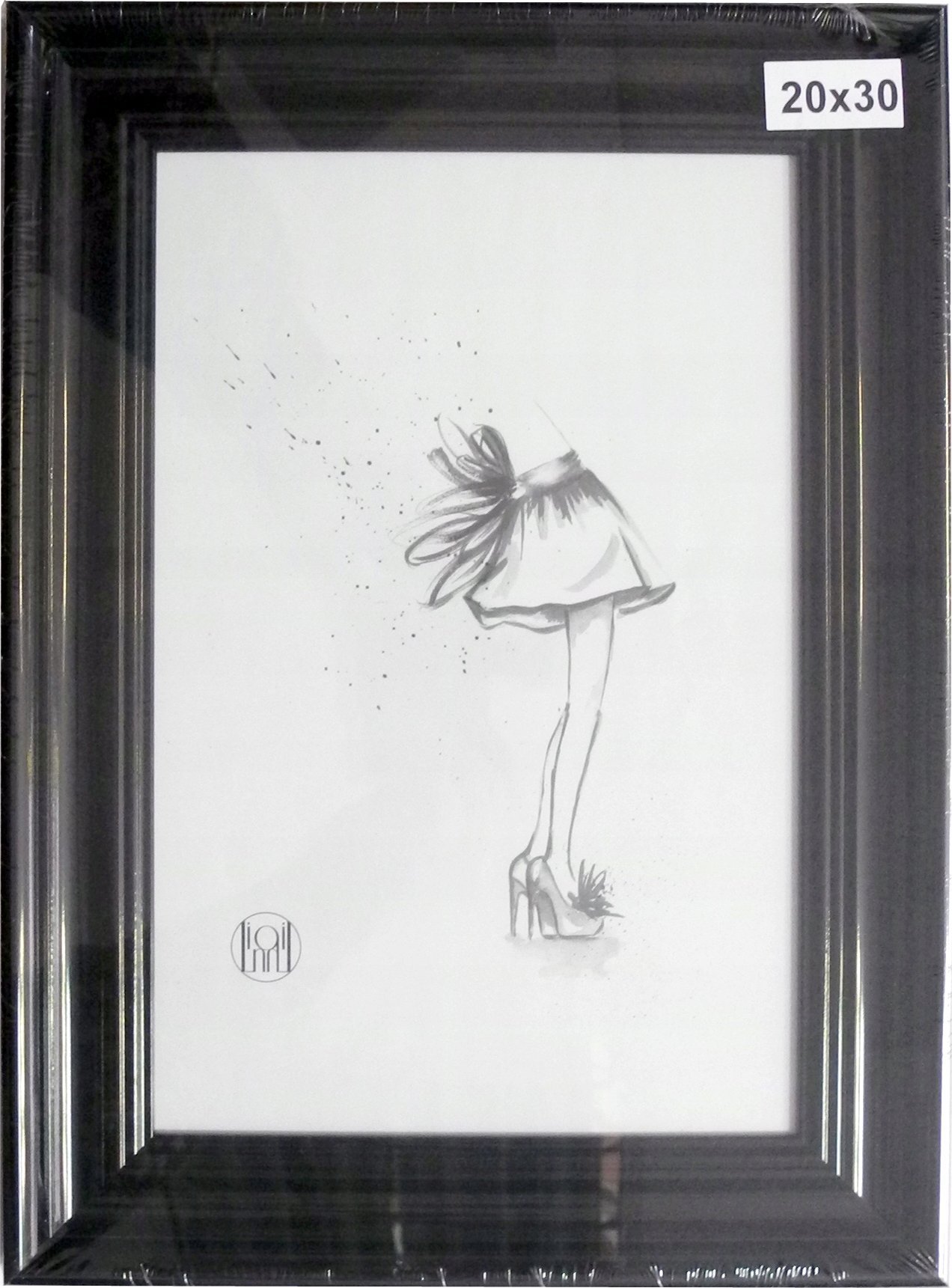 Ramka Focus Charleston Black 20x30