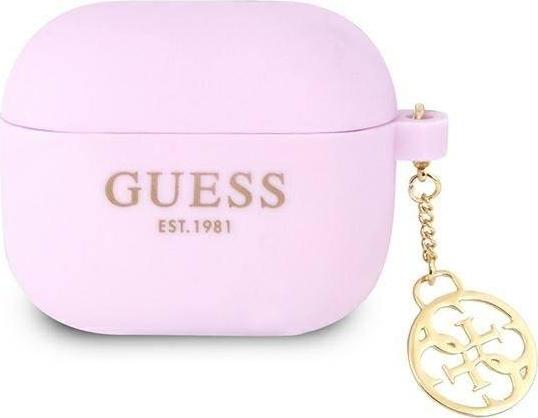 Guess Etui ochronne Charm Collection do AirPods 3 GUA3LSC4EU fioletowe