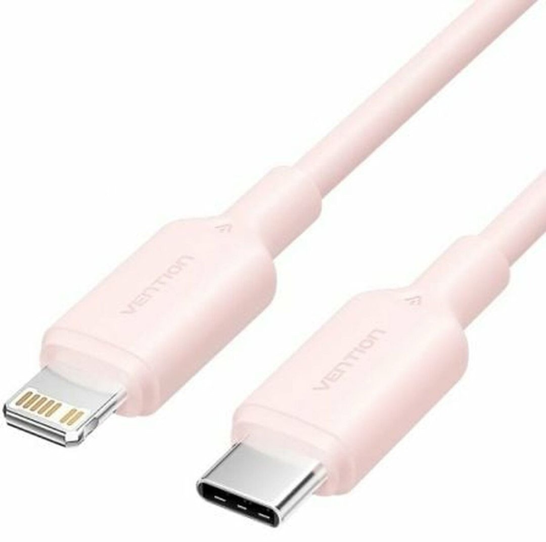 Kabel USB Vention USB-C - Lightning 2 m Różowy (S9913821)