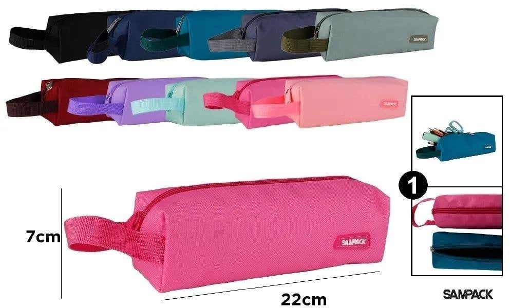 Piórnik jednokomorowy z uchwytem MIX