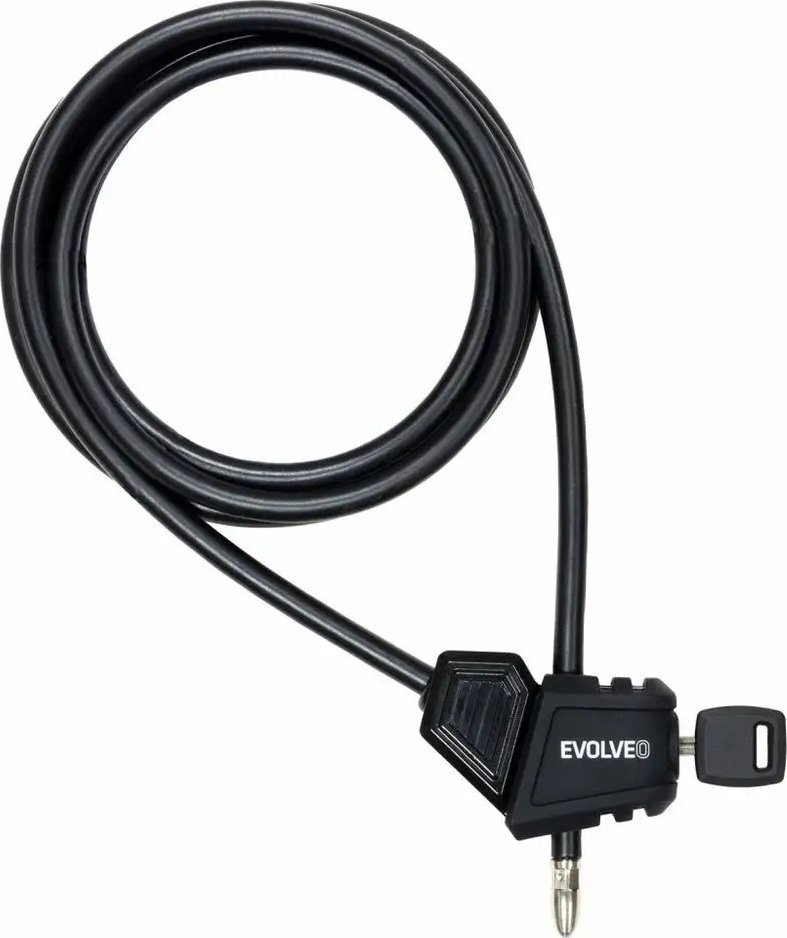 Linka zabezpieczająca Evolveo StrongVision LOCK linka regulowana zamek 8mm x 2m