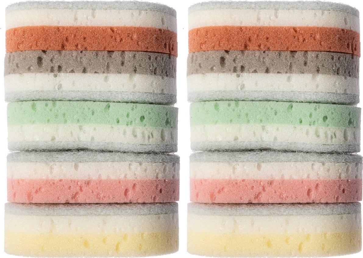 Praktyczna 2x ZMYWAK KUCHENNY PRAKTYCZNA OWALNY 5 SZT