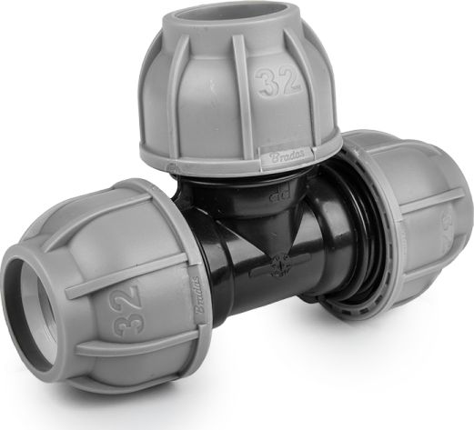 Bradas Trójnik do rur PE 32mm PN10 BRADAS 6868