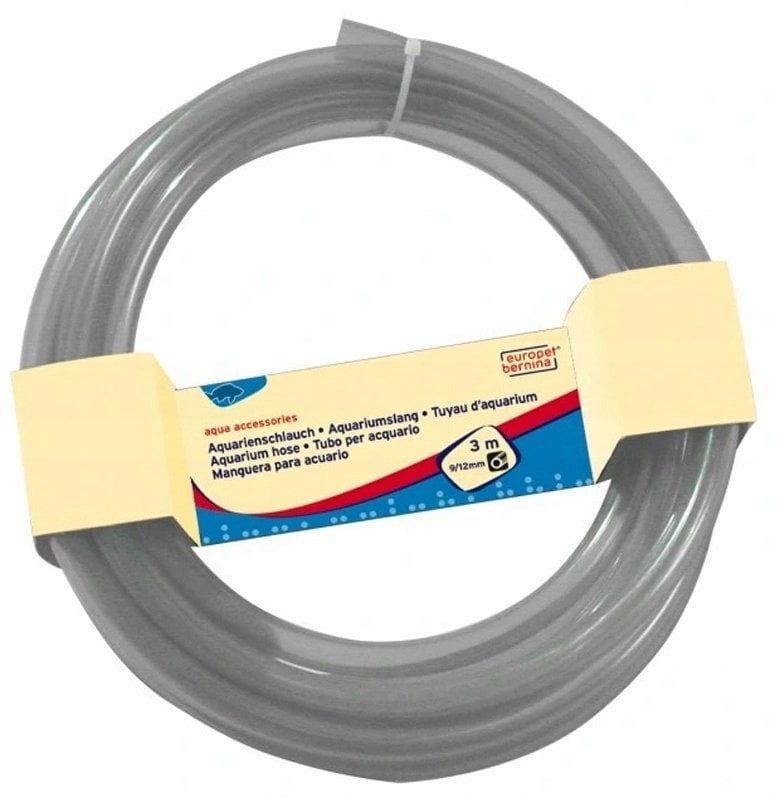 AQUA DELLA Wąż akwarystyczny elastyczny, na kartonowej szpuli, 9/12 mm-3 m
