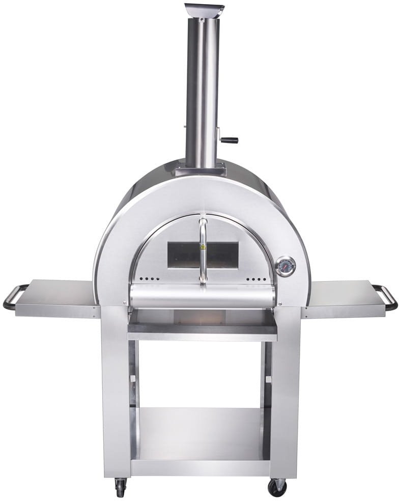 PIEC DO PIZZY WĘGLOWY ZE SKŁADANYMI PÓŁKAMI AB459