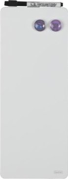Nobo magnetyczna tabliczka suchościeralna 140x360mm, biała