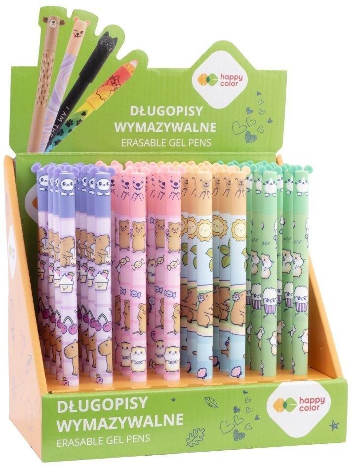 Długopis wymaz. Kapibara nieb (40szt) HAPPY COLOR