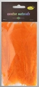 Teka Piórka miękkie pomarańczowe 15szt