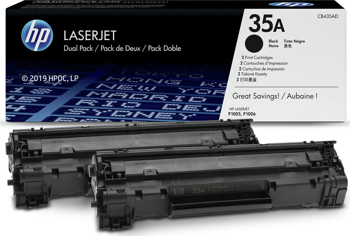 Toner HP 35A Black Oryginał (CB435AD)