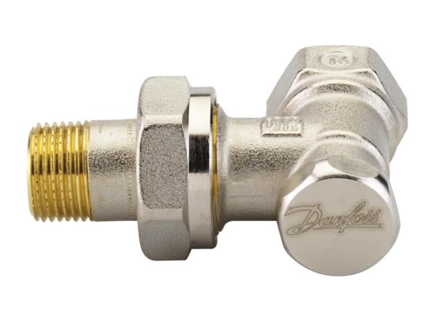 Danfoss Zawór grzejnikowy kątowy 3/4" RLV-S 10 odcinający - 003L0121