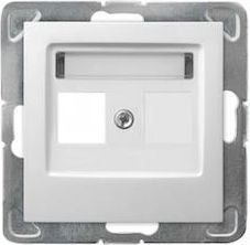 Ospel Obudowa gniazda teleinformatycznego pojedynczego IMPRESJA biała (GPK-1Y/p/00)