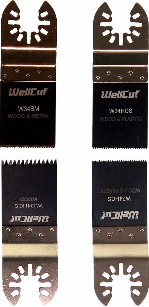 Bosch BRZESZCZOT OMT 34mm ZESTAW 4szt WC-M14 MULTI TOOL WELLCUT