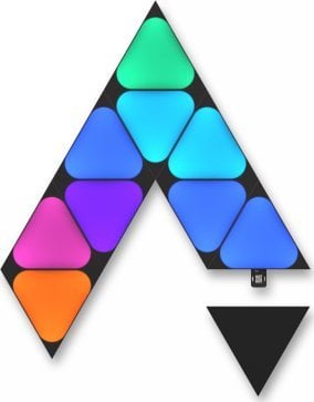 Kinkiet Nanoleaf Nanoleaf Shapes Mini Triangles Expansion Pack - dodatkowe panele świetlne (10 paneli świetlnych) (black)