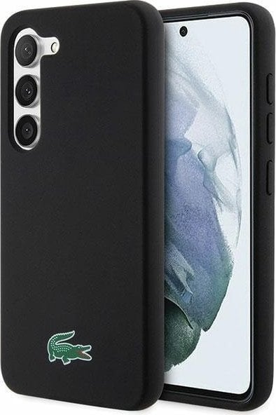 DefaultBrand Etui Lacoste do Samsung S23 S911 czarny/black hardcase Silicone