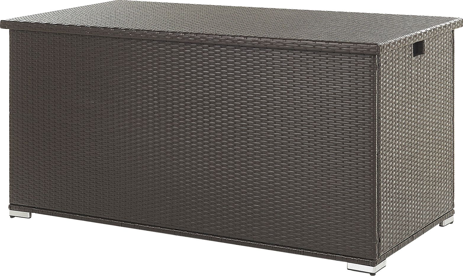 Skrzynia ogrodowa Beliani Modena 750 l Brąz