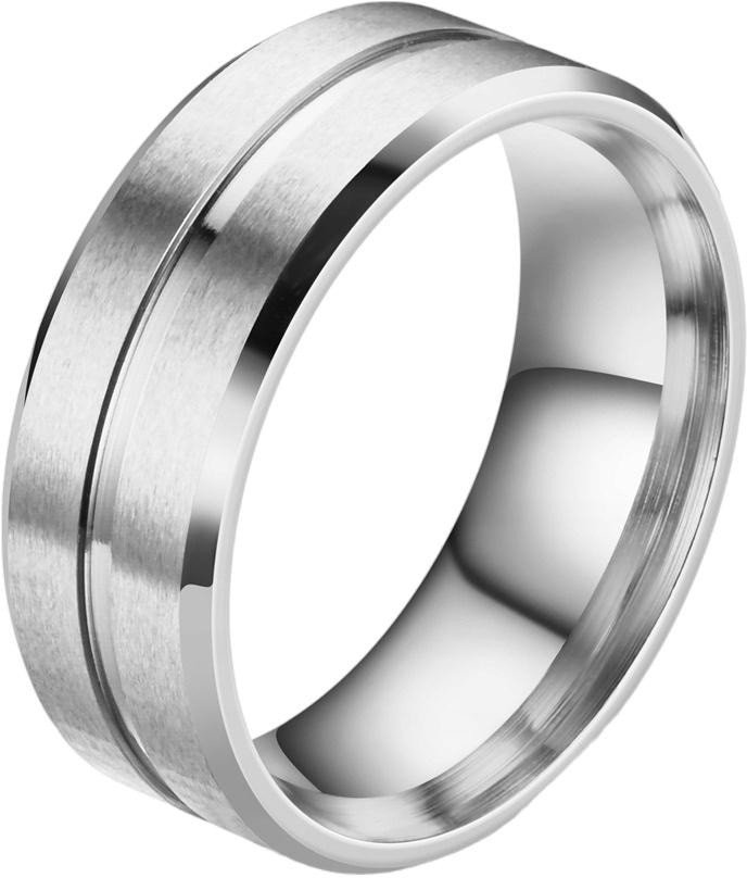 SREBRNY PIERŚCIONEK OBRĄCZKA ŚLUBNA STAL 316L r.22