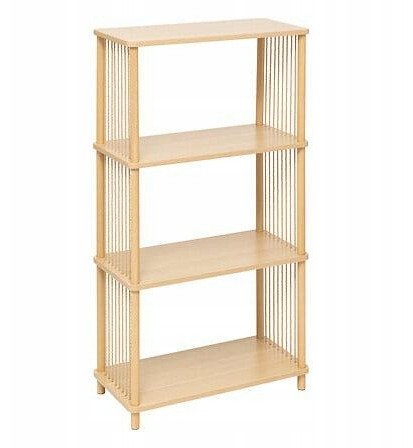 Regał otwarty na książki KORD, 4-poziomowy, 60 × 30 × 110 cm