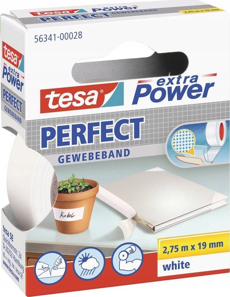 Tesa Taśma naprawcza Extra Power Perfect 2,75m 19mm Biała