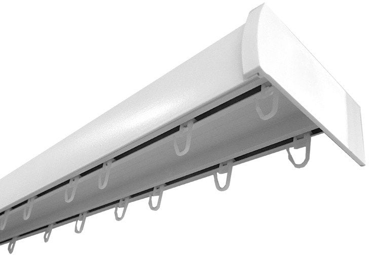 ALUSCHIENE+DECKEL+ZUBEH 2-L 150CM WEISS