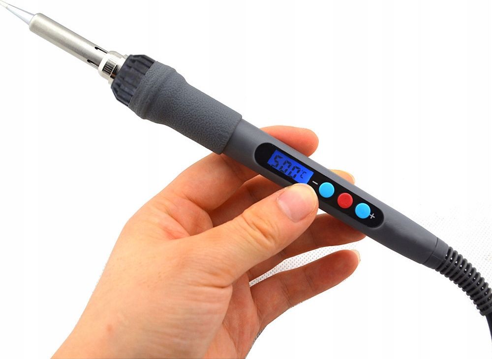 Techrebal Lutownica z wyświetlaczem 60W KSL