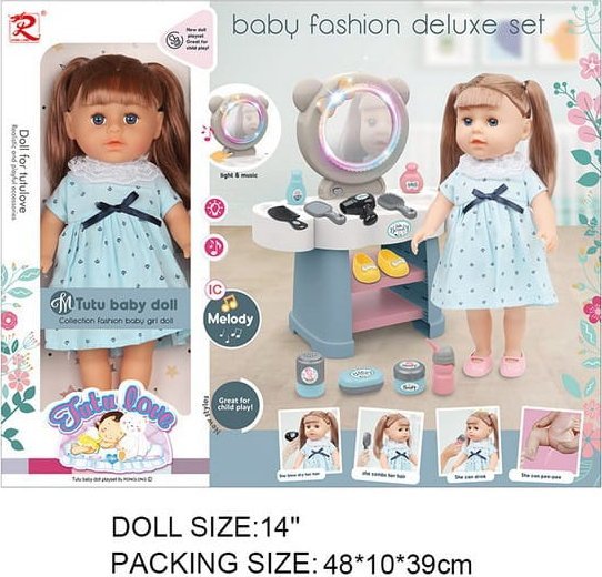 Mattel Lalka Kinga z Toaletką + Akcesoria