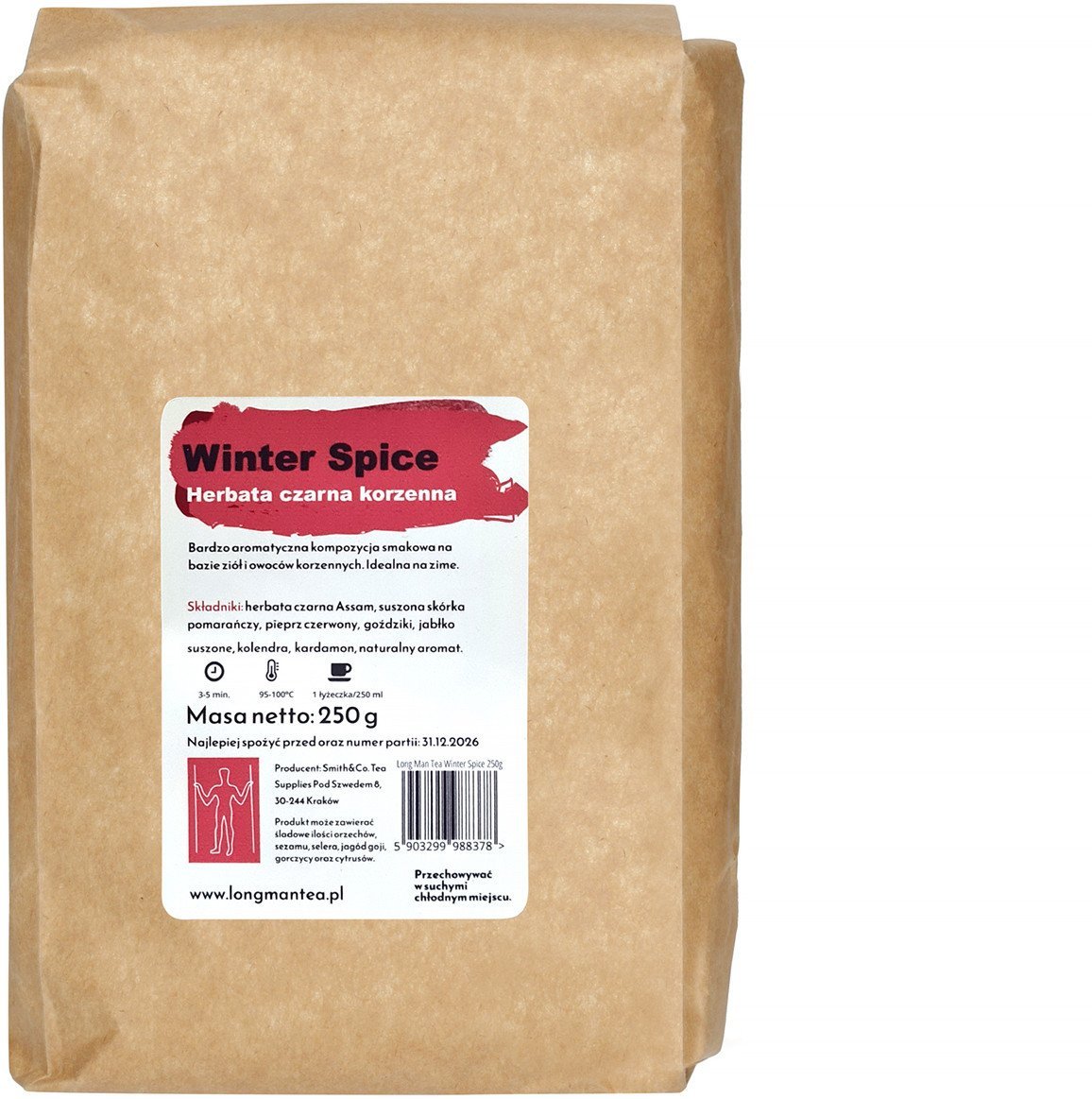 Long Man Tea - herbata czarna sypana Winter Spice 250 g