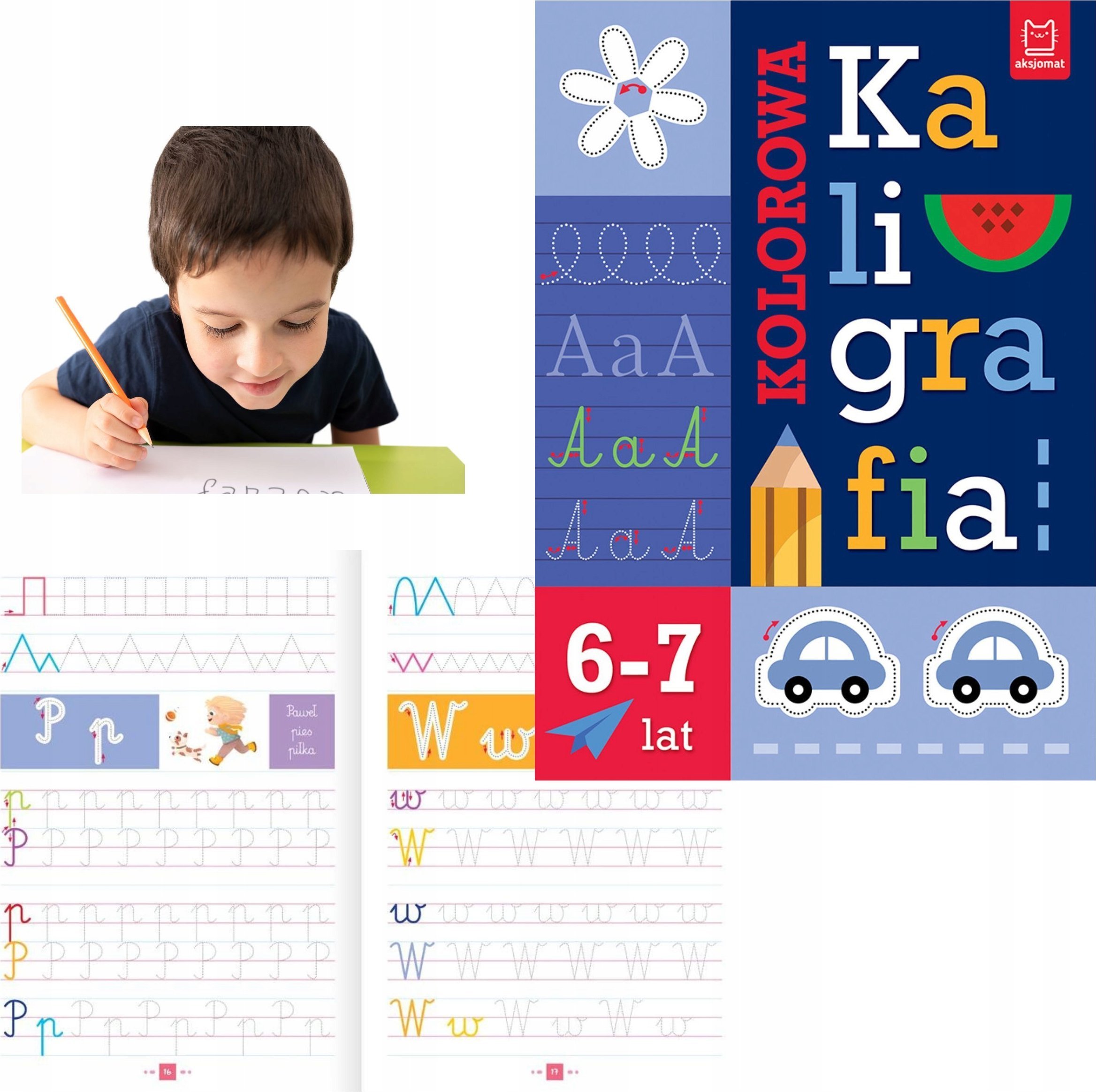 Kolorowa kaligrafia 6-7 lat 41192