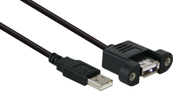 Kabel USB Good Connections USB-A - USB-A 1.8 m Czarny (2511-2E)