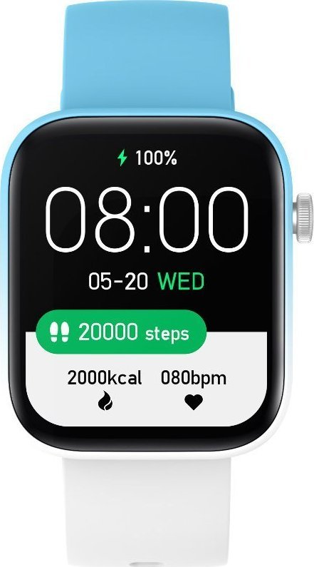 Smartwatch Rubicon RNCE97 Biało-niebieski (sr042d)