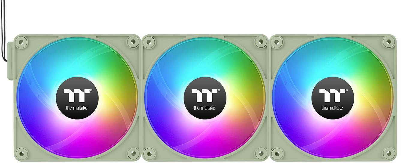 Wentylator Thermaltake CT140 EX Reverse ARGB Sync 3-pack zielony (CL-F199-PL14MG-A)