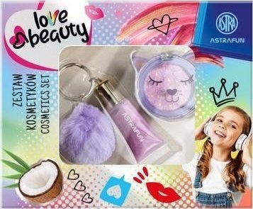 Zestaw kosmetyków i gadżetów 3el kokos ASTRAFUN