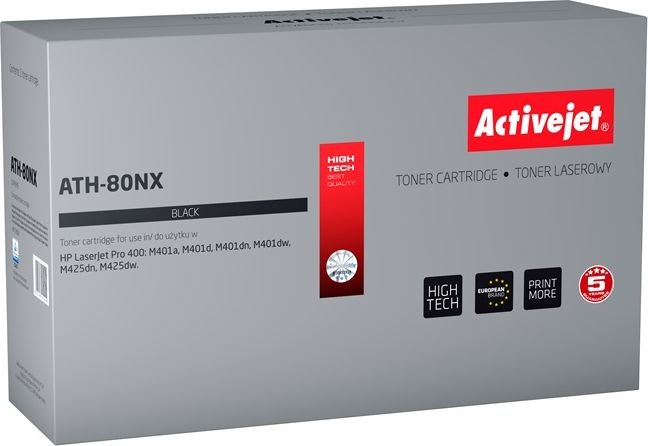 Toner Activejet ATH-80NX Black Zamiennik 80X (ATH80NX)
