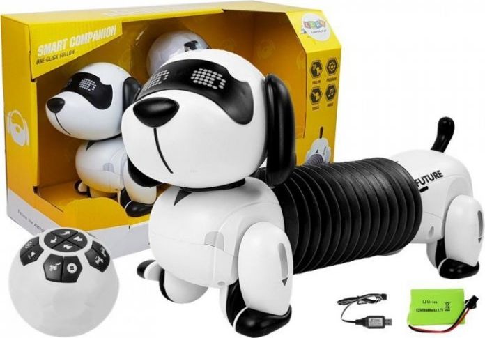 Lean Sport Interaktywny Pies Robot Zdalnie Sterowany Muzyka Dźwięk Pilot Piłka