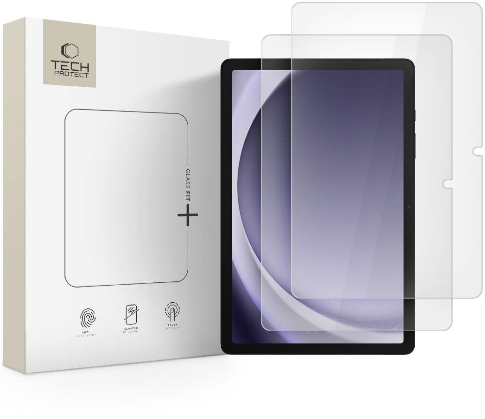 SZKŁO HARTOWANE TECH-PROTECT GLASS FIT+ 2-PACK GALAXY TAB A9+ / A11+ PLUS 11.0 X210 / X215 / X216 / X133 / X135 CLEAR