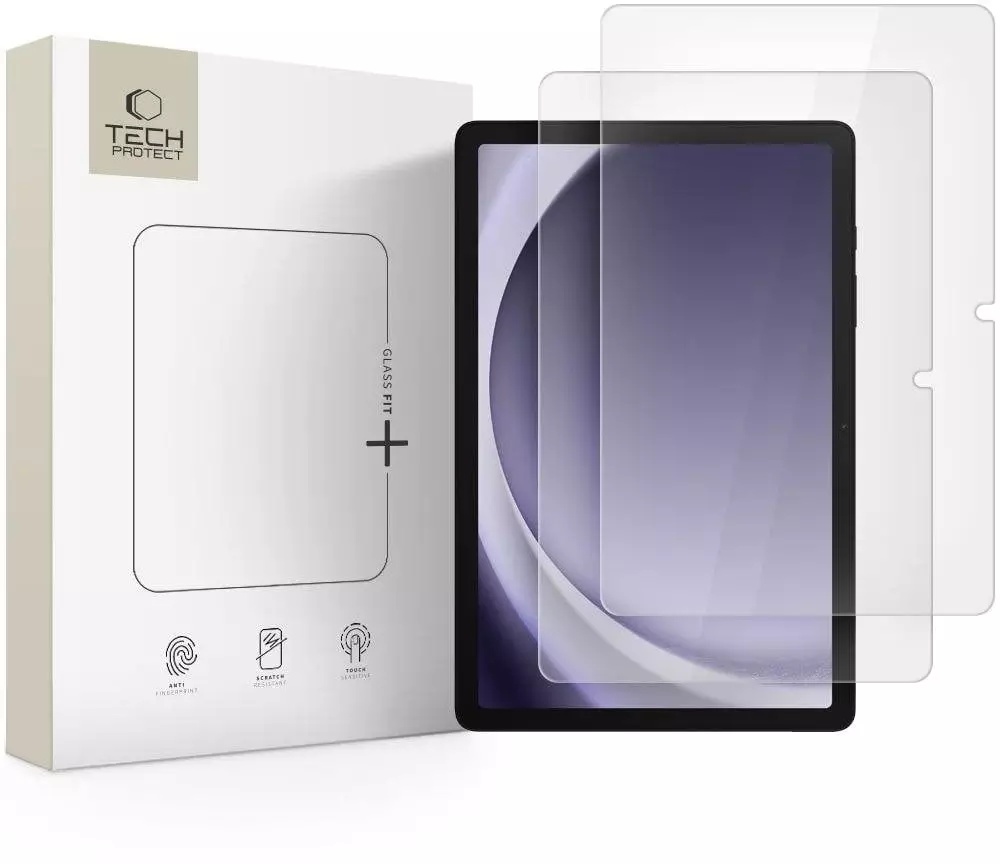 SZKŁO HARTOWANE TECH-PROTECT GLASS FIT+ 2-PACK GALAXY TAB A9+ / A11+ PLUS 11.0 X210 / X215 / X216 / X133 / X135 CLEAR