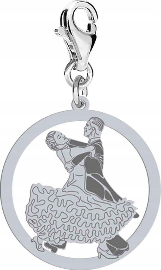 Radziszewska Jewellery Charms Srebrny Taniec Towarzyski Prezent Biżuteria Zawieszka ŻYCZENIA