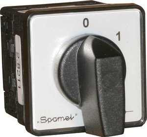 Spamel Rozłącznik 0-1 3P 16A mocowany do pulpitu - SK16-2.8211P03