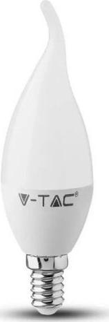V-TAC Żarówka LED V-TAC 4W E14 Świeczka Płomyk VT-1818TP 6400K 350lm