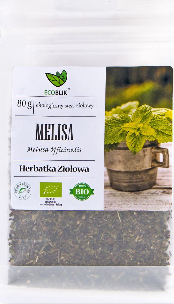Ecoblik Melisa 80G Herbatka Ziołowa Melissa Officinalis