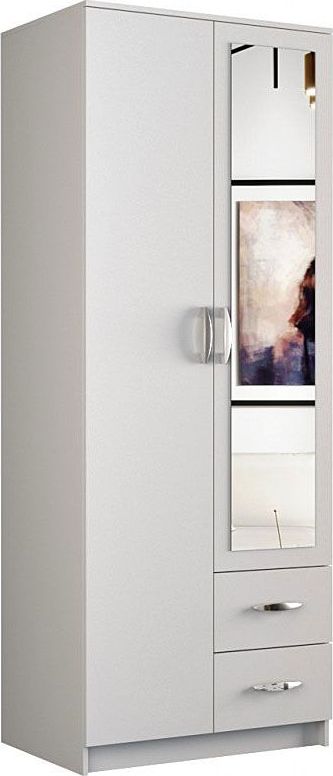 Elior Szafa z lustrem Amira 2X - biała