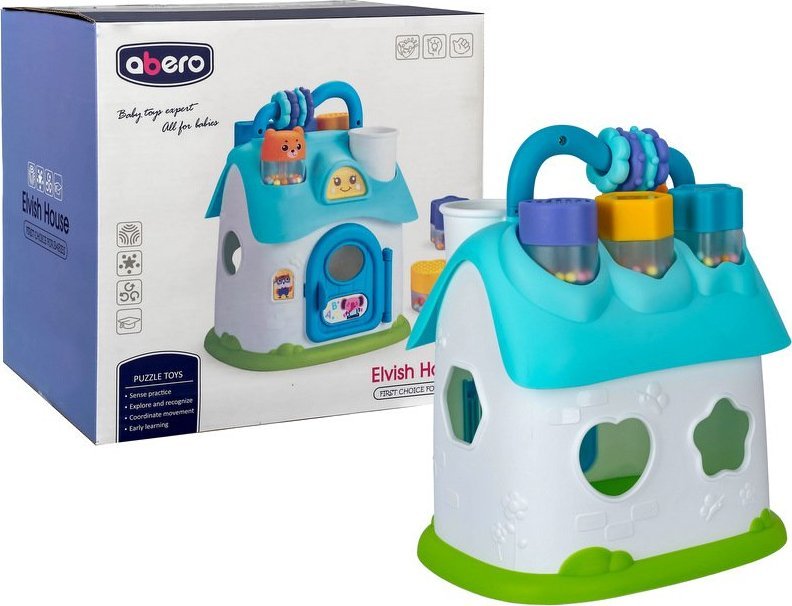 NTERAKTYWNY SORTER DOMEK Z GRZECHOTKAMI ŚWIATŁO