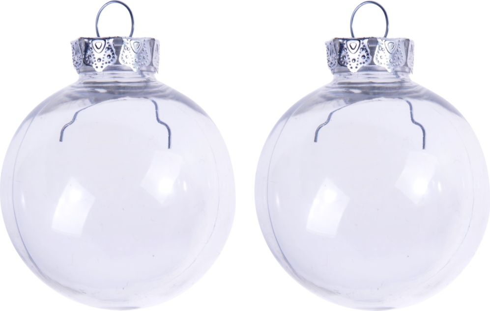 Arpex Bombka przeźroczysta zrób to sam 2 szt.