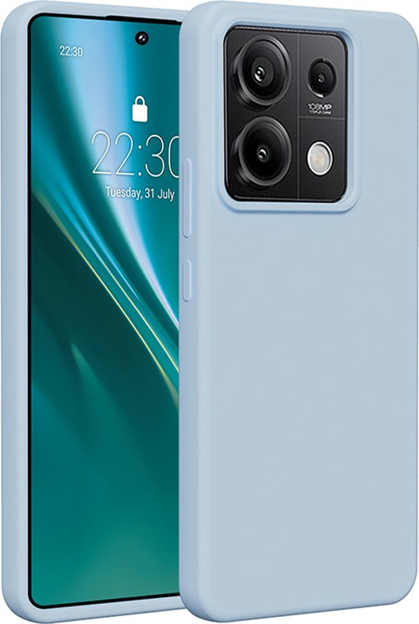 Etteri Nakładka Etteri Silicone Case do Xiaomi Redmi Note 13 Pro 5G jasnoniebieska