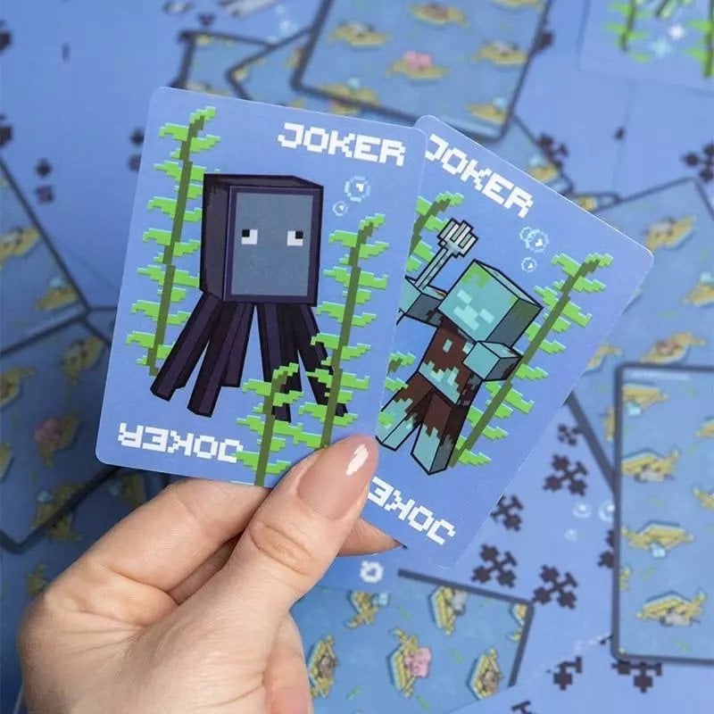 PALADONE Minecraft Karty do gry wodoodporne
