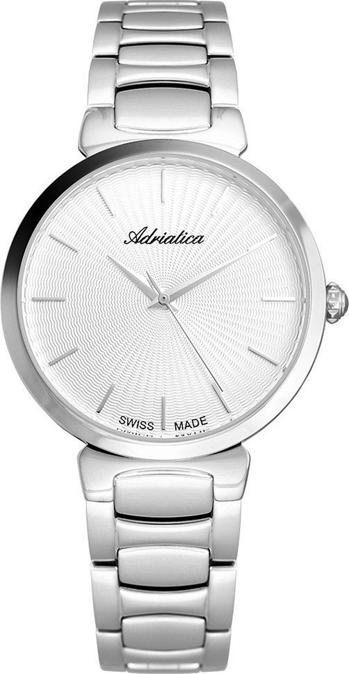 Zegarek Adriatica Zegarek damski Adriatica A3706.5113Q srebrny